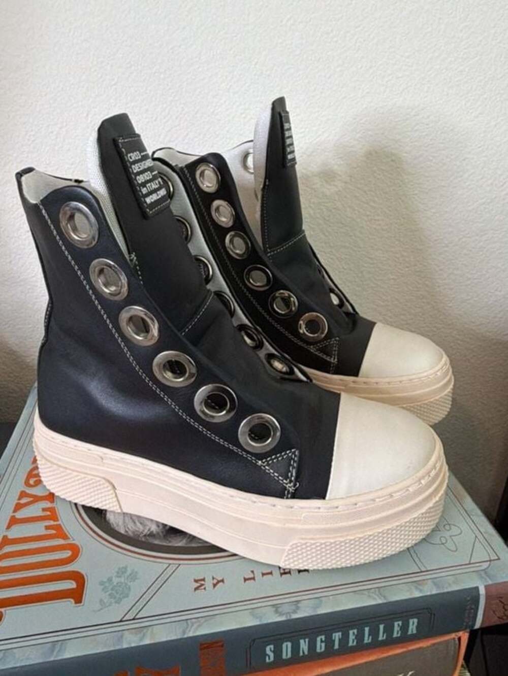 Cristianzerotre CR03 High Top Platform Sneakers Size 37